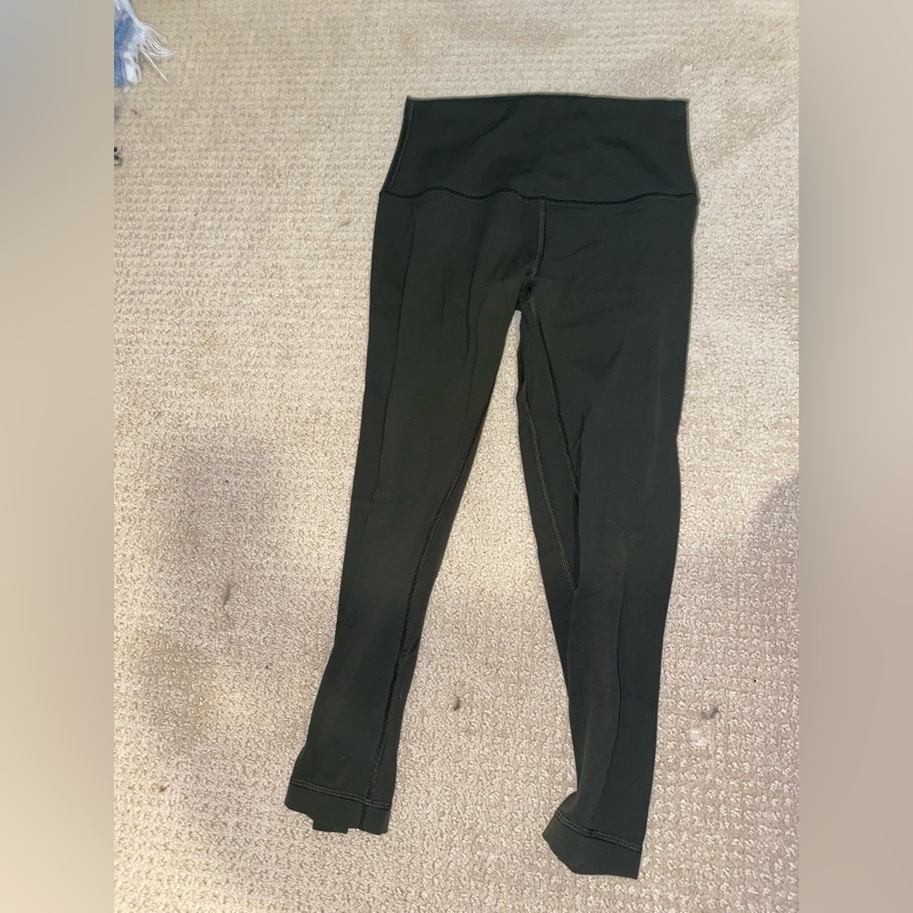 Lululemon green align crop leggings